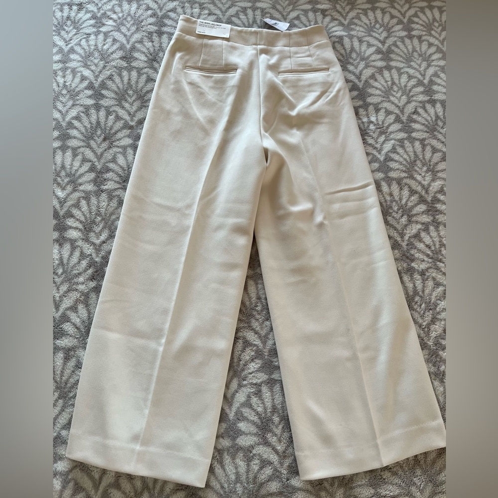 Ann Taylor High Rise wide leg croppants - Picture 2 of 8